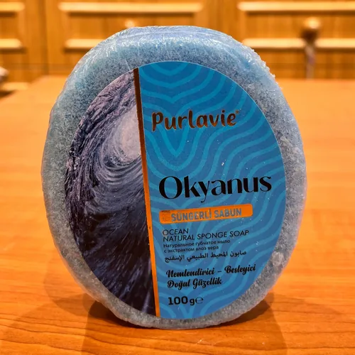 Süngerli Doğal Sabun Okyanus 100 gr.